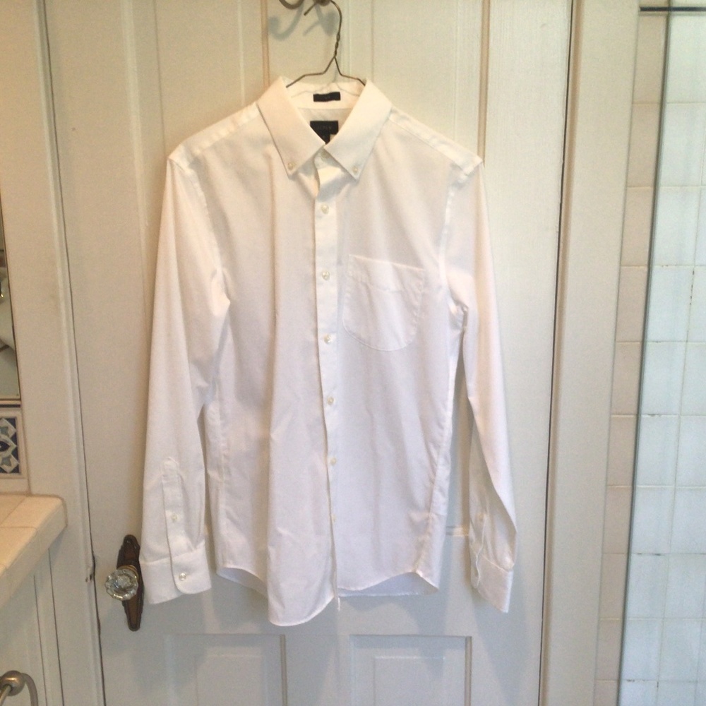 J. Crew White dress shirt Size S - Slim Fit